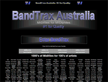 Tablet Screenshot of bandtrax.com