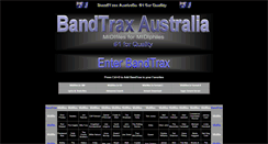 Desktop Screenshot of bandtrax.com.au